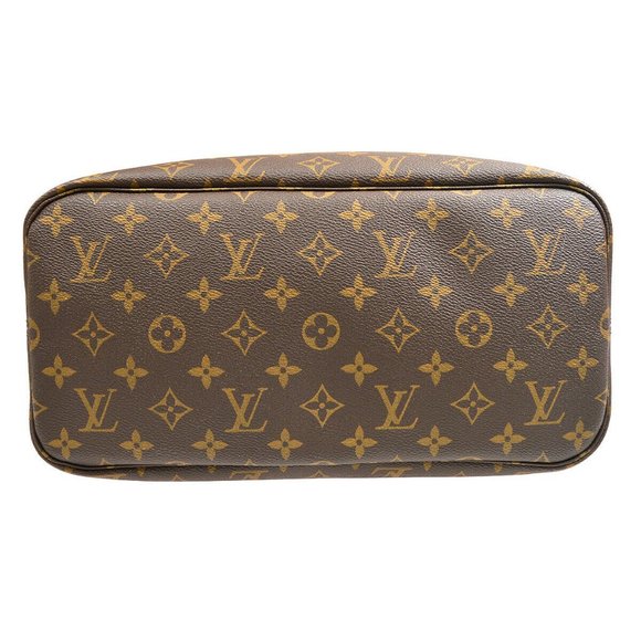 Auth NEW Louis Vuitton Neverfull MM monogram pivone with wallet pouch pivone - Picture 3 of 13